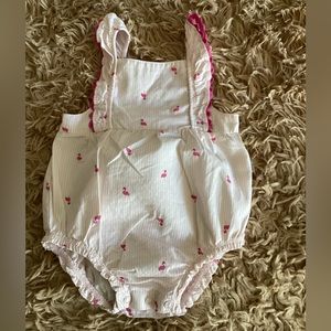 Baby girl summer ruffle romper